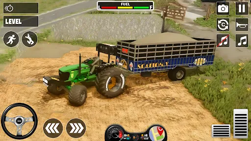 Скриншот 7 — Indian Tractor Farming Game 3D