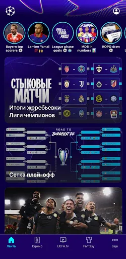 Скриншот 1 — Лига чемпионов УЕФА