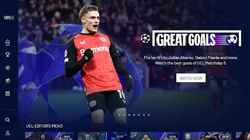 Скриншот 1 — UEFA.tv
