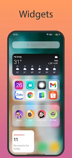 Скриншот 4 — OS 26 Launcher - Phone 16 Pro
