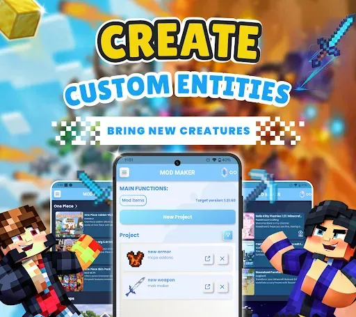 Скриншот 1 — Mod Maker for Minecraft PE