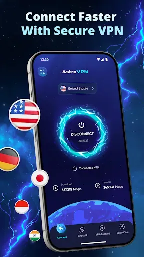 Скриншот 1 — UltraGuard VPN: Fast & Secure