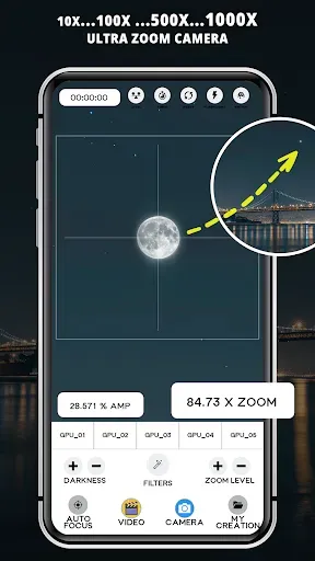 Скриншот 1 — 100x - 1000x Ultra Zoom Camera