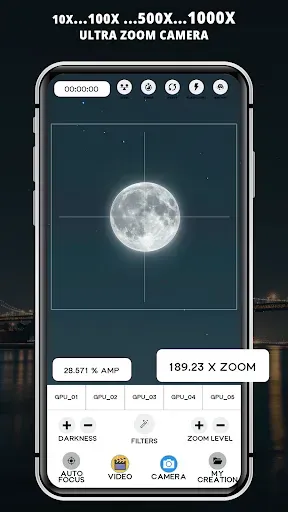 Скриншот 2 — 100x - 1000x Ultra Zoom Camera