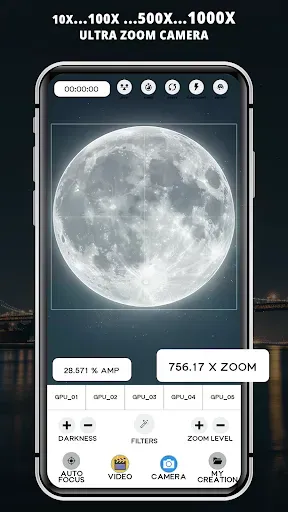 Скриншот 5 — 100x - 1000x Ultra Zoom Camera