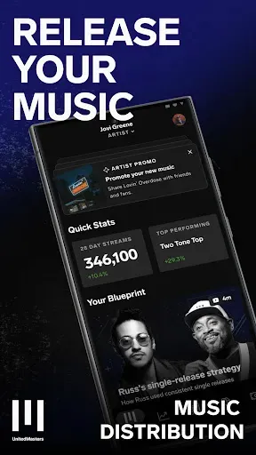 Скриншот 1 — UnitedMasters: Release Music