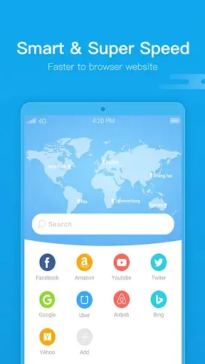 Скриншот 1 — Web Browser - Fast & Privacy