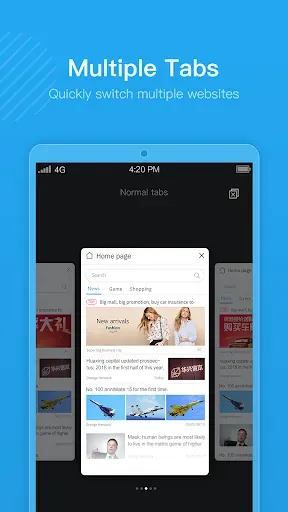 Скриншот 3 — Web Browser - Fast & Privacy
