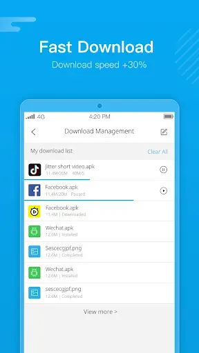Скриншот 4 — Web Browser - Fast & Privacy