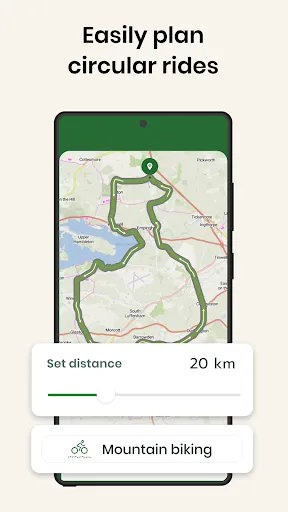 Скриншот 2 — Cyclers: Bike Navigation & Map