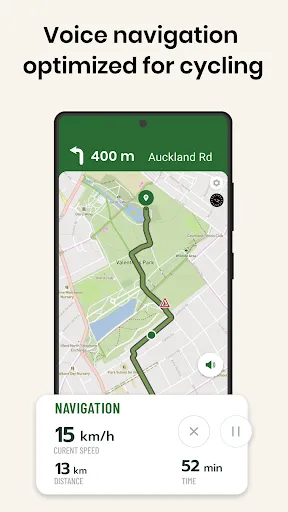 Скриншот 6 — Cyclers: Bike Navigation & Map