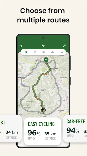 Скриншот 7 — Cyclers: Bike Navigation & Map