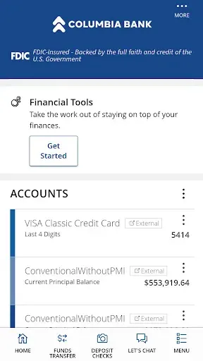 Скриншот 5 — Columbia Mobile Banking