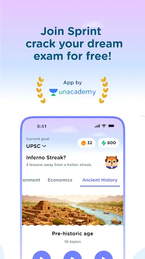 Скриншот 1 — Unacademy Sprint