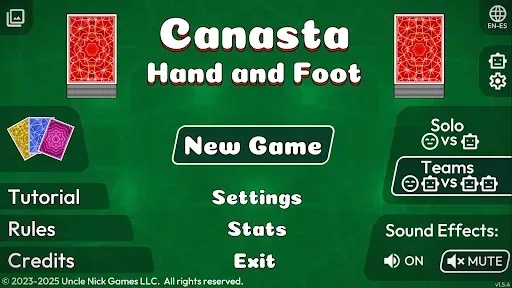 Скриншот 1 — Canasta Hand and Foot