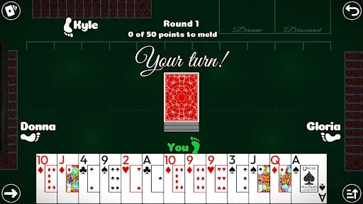 Скриншот 2 — Canasta Hand and Foot