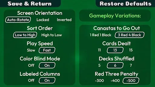 Скриншот 7 — Canasta Hand and Foot