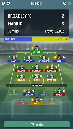 Скриншот 3 — Football Chairman Pro 2