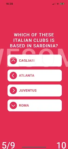 Скриншот 2 — QuizSwipe Football
