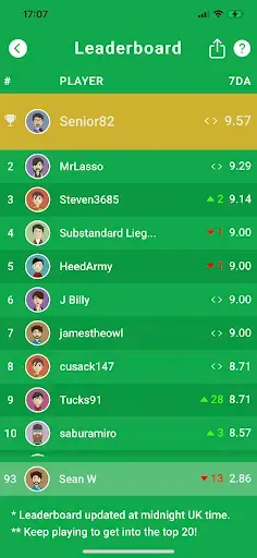 Скриншот 3 — QuizSwipe Football
