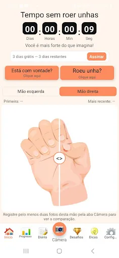 Скриншот 6 — Unha Livre - Pare de roer unha