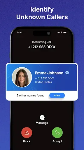 Скриншот 1 — Phone Number Lookup: Caller ID
