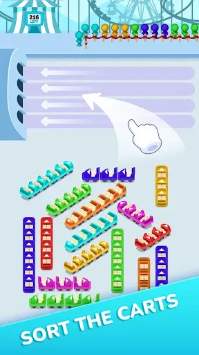 Скриншот 2 — Amusement Sort: Puzzle Escape