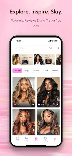 Скриншот 5 — UNice: Wigs & Hair Bundles