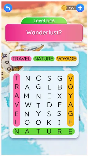 Скриншот 4 — Word Voyage: Word Search