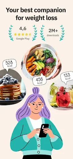 Скриншот 1 — Unimeal: Fasting and Diet