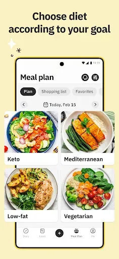 Скриншот 3 — Unimeal: Fasting and Diet