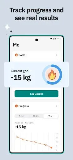 Скриншот 5 — Unimeal: Fasting and Diet