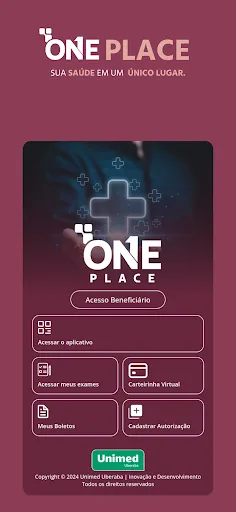 Скриншот 1 — OnePlace - Unimed Uberaba