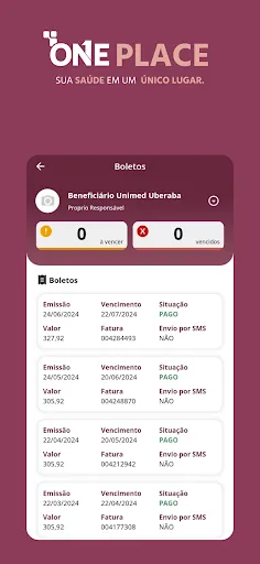 Скриншот 3 — OnePlace - Unimed Uberaba