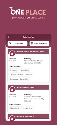 Скриншот 4 — OnePlace - Unimed Uberaba