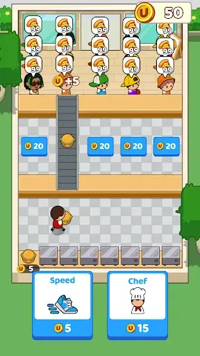 Скриншот 2 — Food Fever: Idle Restaurant