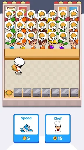 Скриншот 3 — Food Fever: Idle Restaurant