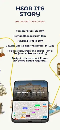 Скриншот 2 — Rome Audio Tour Guide Offline