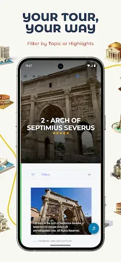 Скриншот 8 — Rome Audio Tour Guide Offline