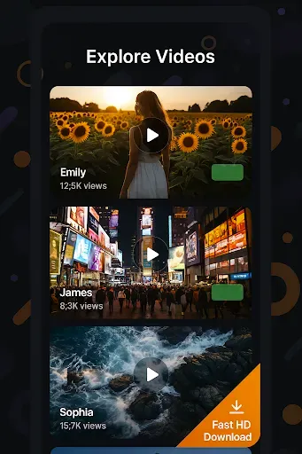 Скриншот 1 — Tubematè Mp4 Video Downloader
