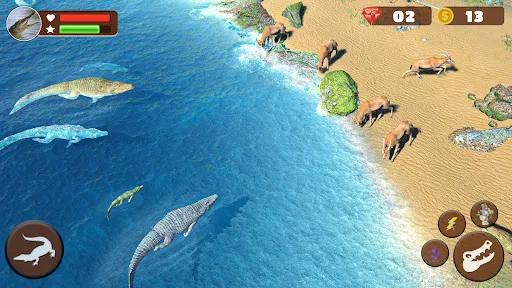 Скриншот 5 — Wild Crocodile Family Sim Game