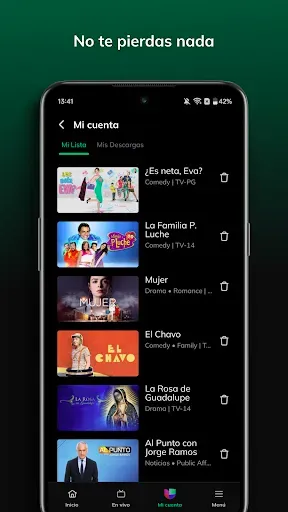 Скриншот 4 — Univision App: Stream TV Shows