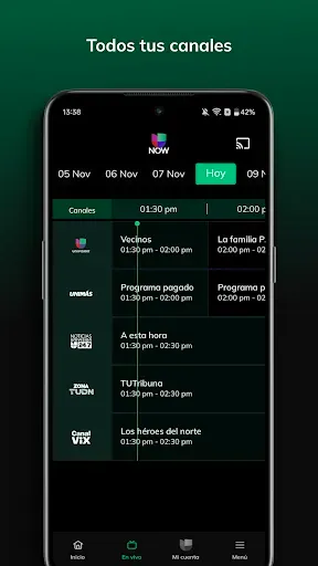 Скриншот 2 — Univision Now: TV en Vivo