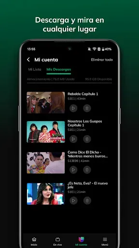 Скриншот 4 — Univision Now: TV en Vivo