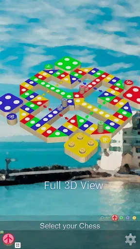 Скриншот 2 — Aeroplane Chess 3D - Ludo Game