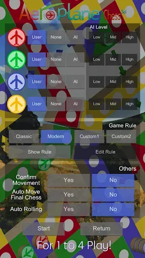 Скриншот 4 — Aeroplane Chess 3D - Ludo Game