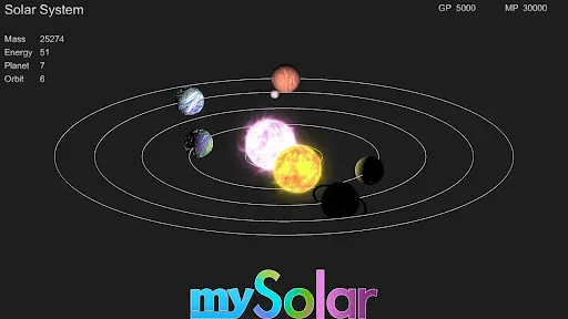 Скриншот 1 — mySolar - Build your Planets