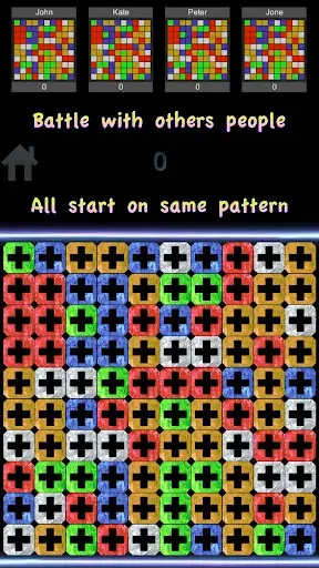 Скриншот 1 — Tap and Popping Battle Puzzle