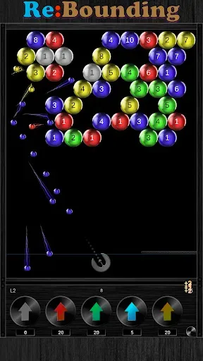 Скриншот 1 — Re:Bounding - Bubble Breaker