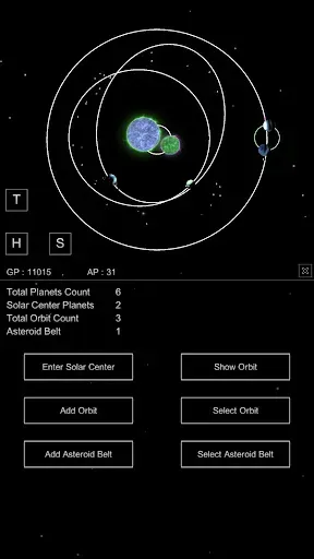 Скриншот 1 — Sandbox Planet - MySolarSystem